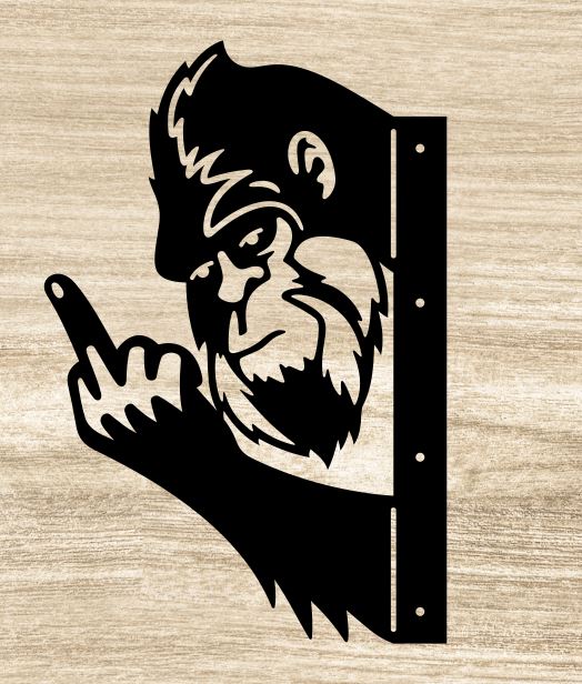 Peeking Bigfoot